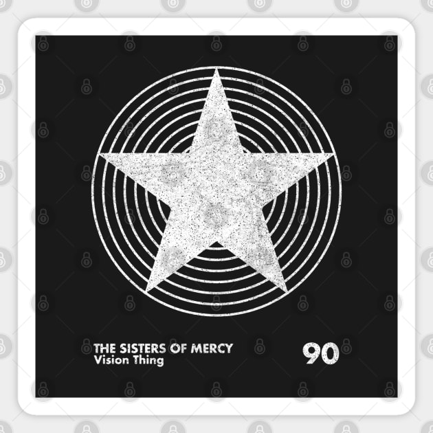 Vision Thing / Sisters Of Mercy / Minimalist Artwork Magnet by saudade